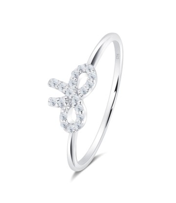Charming Bow Silver Ring NSR-4327
